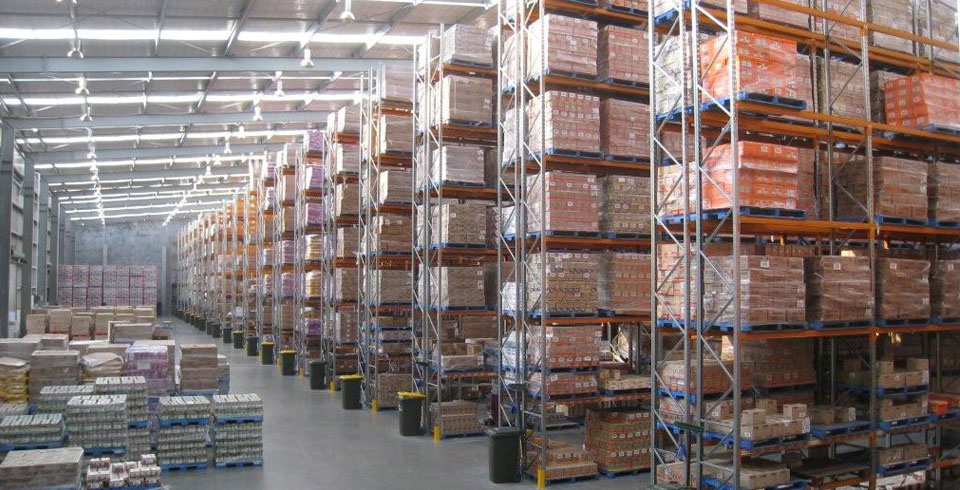 Inside Maxwell warehouse